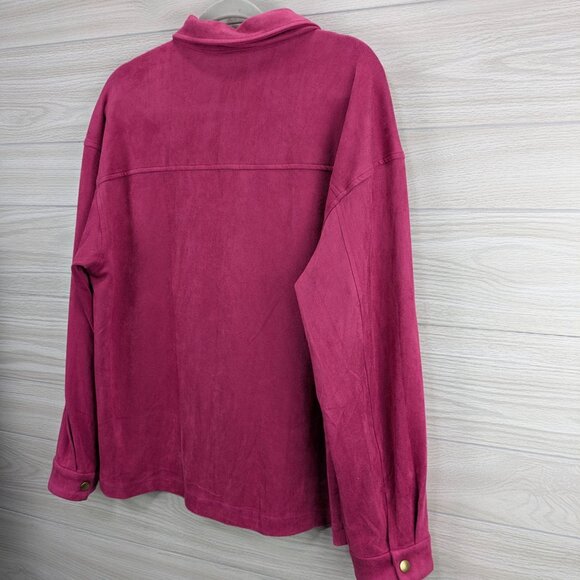 JODIFL Velvet Button Down Blouse - Picture 7 of 9